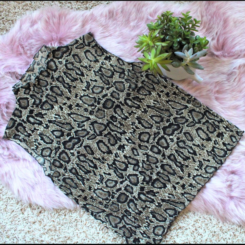 Jaipur Snake Print Skin Tank Top